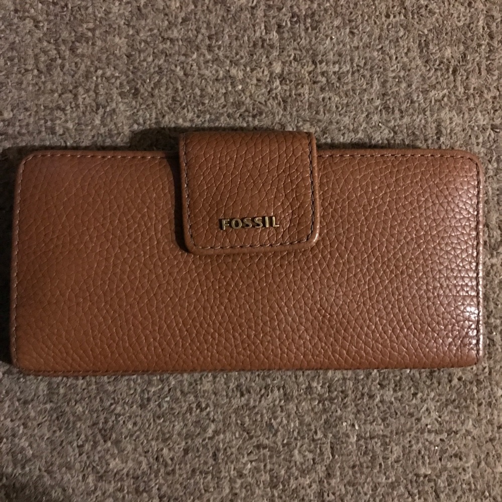 Brown Fossil Wallet